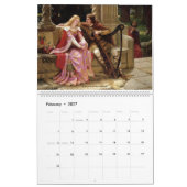 Präraffaelitische Kunst Kalender (Feb 2027)