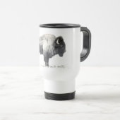 Prärie-Bisons Reisebecher (VorderseiteRechts)