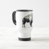 Prärie-Bisons Reisebecher (Vorderseite Links)