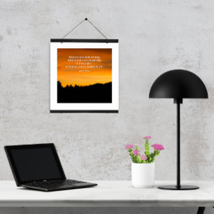 Prärie-Hügel-Sonnenuntergangs-Silhouette-Foto mit Poster