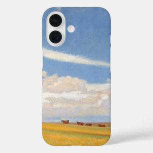 Prärie nach dem Sturm von Maynard Dixon, Vintage A iPhone 16 Hülle