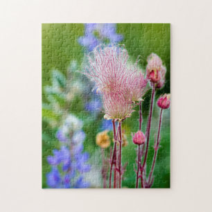 Prärie-Rauch Wildblumen im Espenhain 2 Puzzle