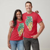 Prärie-Staat Illinois T-Shirt (Unisex)