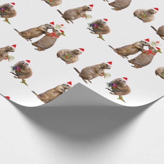 Prärie Weihnachtswrapping Papier (Farbe wählen) Geschenkpapier (Ecke)