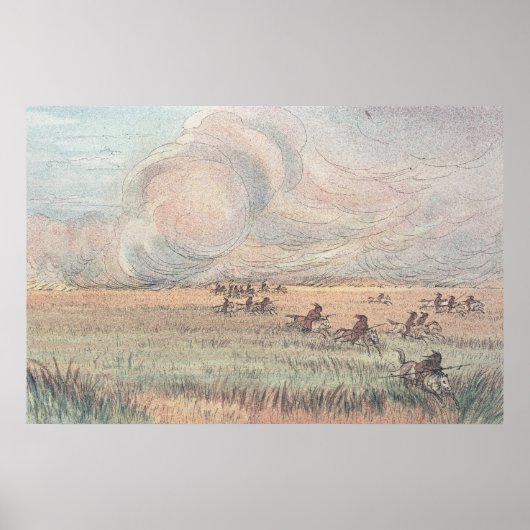 Prärieffeuer von Missouri Poster (Vorne)