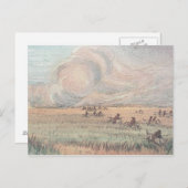 Prärieffeuer von Missouri Postkarte (Vorne/Hinten)