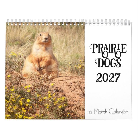 Präriehund 2027 12-Monatskalender Kalender (Titelbild)