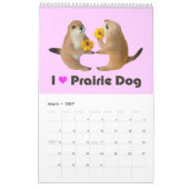 Präriehund, Calendar Kalender (Mär 2027)