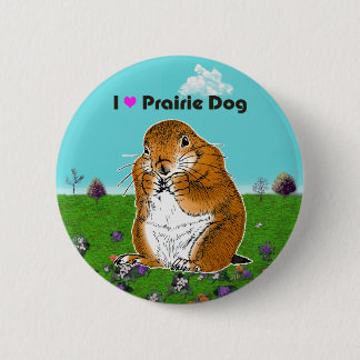 Präriehund, der steht button