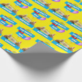 Präriehund-Geburtstagsfeier Geschenkpapier (Ecke)