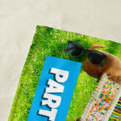 Präriehund-Geburtstagsfeier Strandtuch (Beispiel)