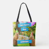 Präriehund-Geburtstagsfeier Tasche (Rückseite)