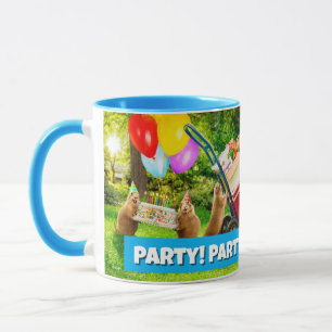 Präriehund-Geburtstagsfeier Tasse