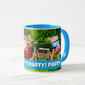 Präriehund-Geburtstagsfeier Tasse (VorderseiteRechts)