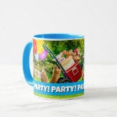 Präriehund-Geburtstagsfeier Tasse (Vorderseite Links)