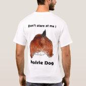 Präriehund (hintere Zahl A) T-Shirt (Rückseite)