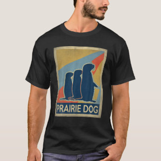 Präriehund im Vintage-Stil T-Shirt