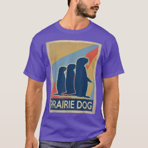Präriehund im Vintagen Stil T-Shirt