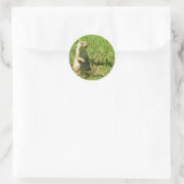 Präriehund Runder Aufkleber (Tasche)