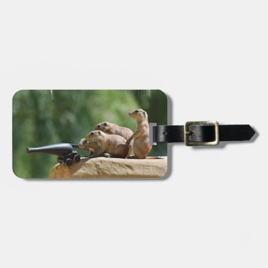 Präriehund-Soldat-Gepäckanhänger Gepäckanhänger (Vorderseite horizontal)