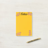 Präriehunde Post-it Klebezettel (Auf Schreibtisch)