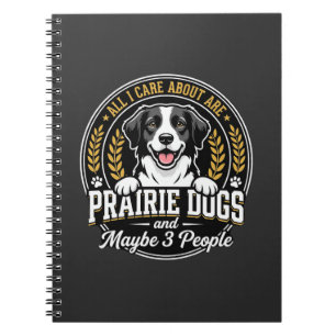 Präriehunde Vielleicht 3 Personen Design Notizblock
