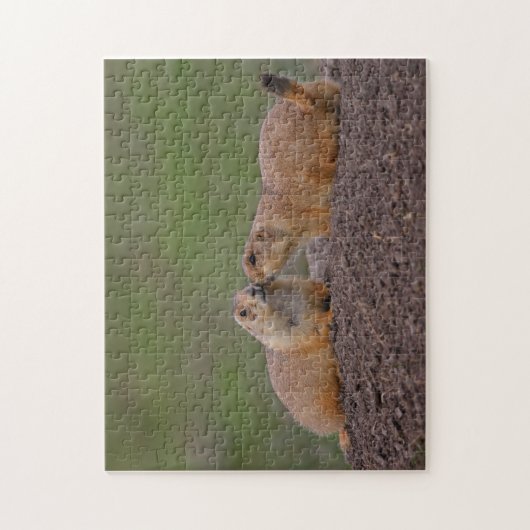 Präriehundküssen Puzzle (Vertikal)