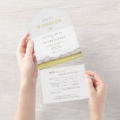 Prärien bei der Blütezeit All In One Einladung (Abreißen)