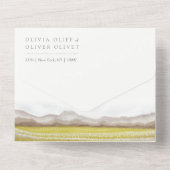 Prärien bei der Blütezeit All In One Einladung (Rückseite)