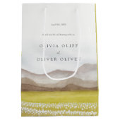 Prärien bei der Blütezeit Mittlere Geschenktüte (Rückseite)