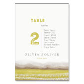 Prärien bei der Blütezeit Tischnummer (Rückseite)