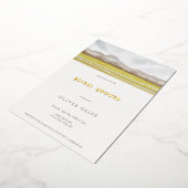 Prärien im Brautparty Bloom Folieneinladung (Gedreht)