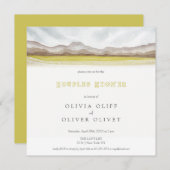 Prärien im Duschbad Blütenpaare Einladung (Vorne/Hinten)