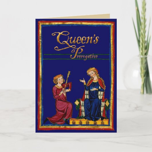 Prärogative der Königin Feiertagskarte (Vorderseite)