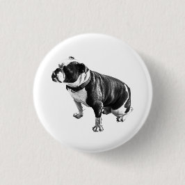 Präsent und geduldig button