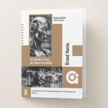 Präsentation - Brown Pocket Folder