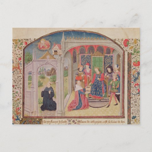 Präsentation der Ethik für den König Postkarte (Vorderseite)