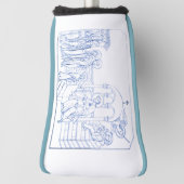 Präsentation der gesegneten Jungfrau Mary Golf Headcover (Rotieren 90)