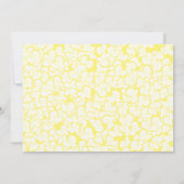 Präsentation der Hochzeit Einladung (Rückseite)