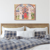 Präsentation der Wirtschaft Leinwanddruck (Insitu (Schlafzimmer))