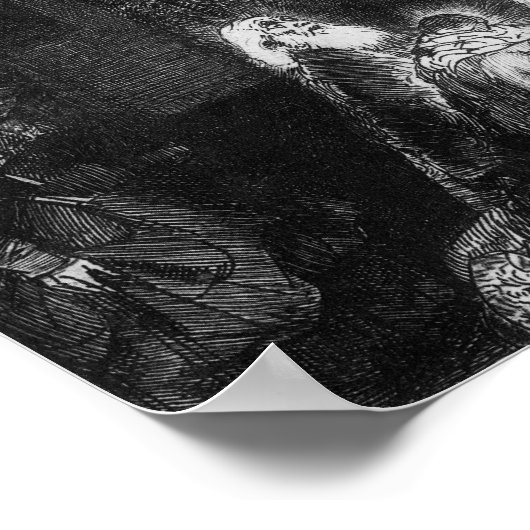 Präsentation im Tempel, 1654 Poster (Ecke)