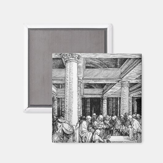 Präsentation im Tempel, c.1503/4 Magnet (Vorderseite/Rückseite)