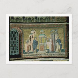 Präsentation im Tempel, Details aus der Geschichte Postkarte