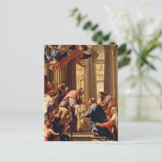 Präsentation im Tempel Postkarte (Stehend Vorderseite)