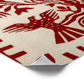 Präsentation quilt aus Oahu, c. 1855-1887 Poster (Ecke)