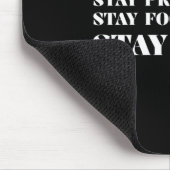 Präsentieren, fokussieren Bleibe, Stoß-Premium Ble Mousepad (Ecke)