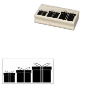 präsentiert Kunst-Briefmarke Gummistempel (Stempel)