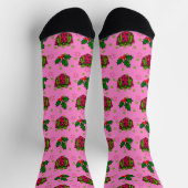 Präsentiert und Holly_pink Socken (Oben)