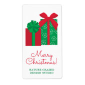 Präsentiert Unternehmen Weihnachtsgeschenk-Tag (Vorne)