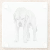 Präsenz Glasuntersetzer (Rückseite)